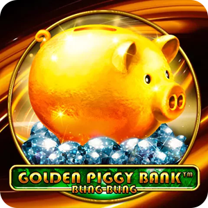 Golden Piggy Bank - Bling Bling