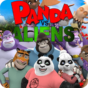 Panda vs Alien