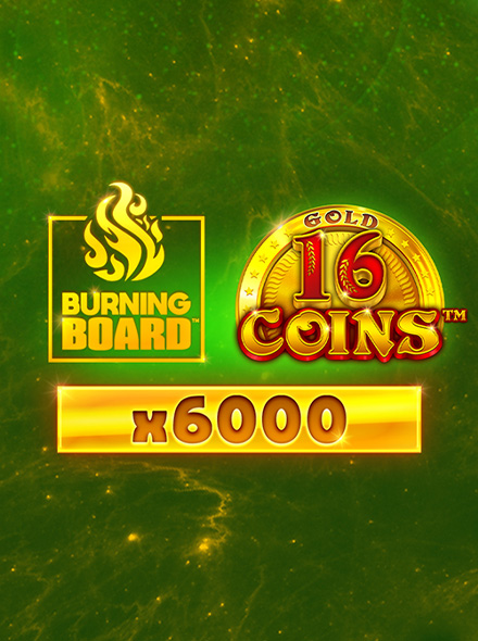 16 Coins Gold Burning Board