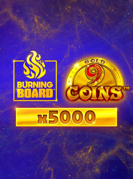 9 Coins Gold Burning Board
